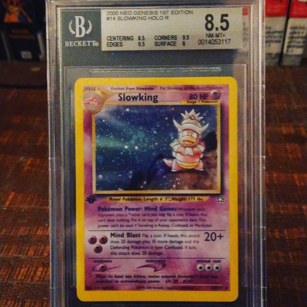 2000 BGS8.5 1ed slowking hollow from neo genesis